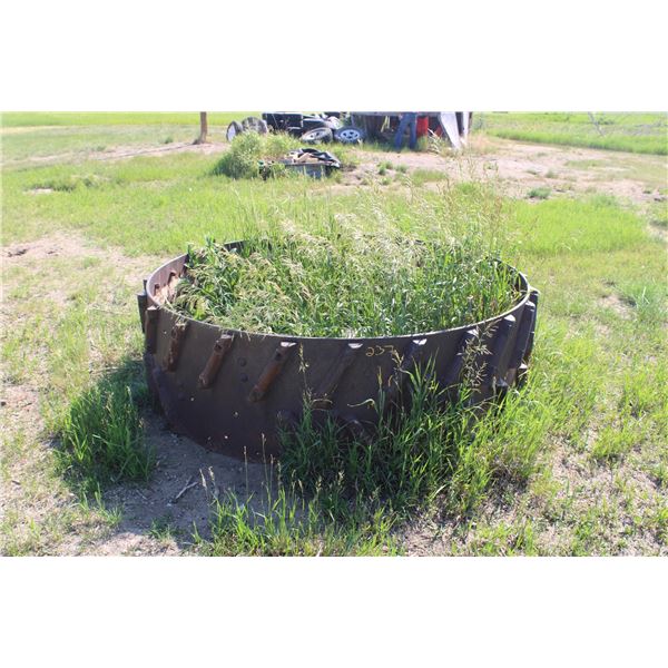 Vintage Lugged Tractor Tire Rim