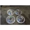 Image 1 : Set of 4 Vintage Hubcaps