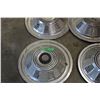 Image 2 : Set of 4 Vintage Hubcaps