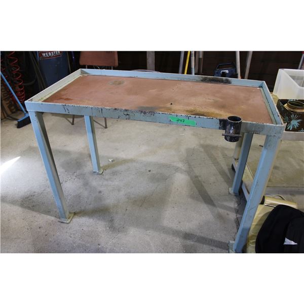 Metal Work Table (47" Long x 24" Wide x 34" High)