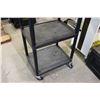 Image 3 : Plastic Cart (No Contents) on Casters (18x41)