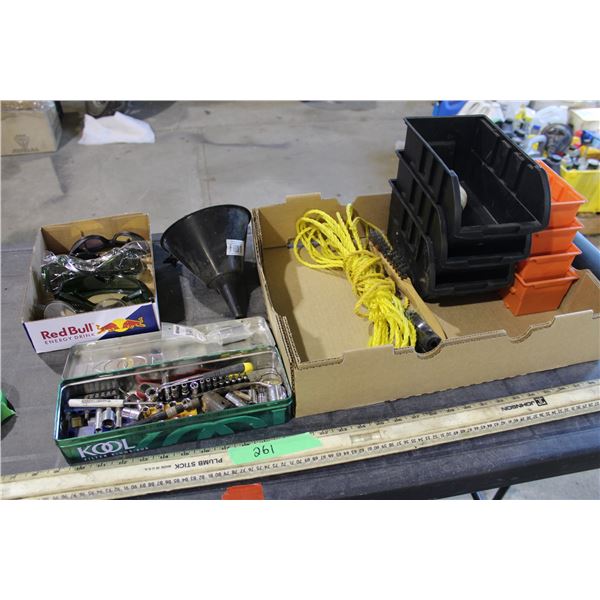 Misc Sockets, Organizers, Funnel Misc