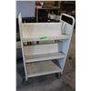Image 1 : Metal Library Cart (28" x 17" x 47" Tall)