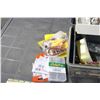 Image 2 : Plastic Tackle Box with Hooks and Misc