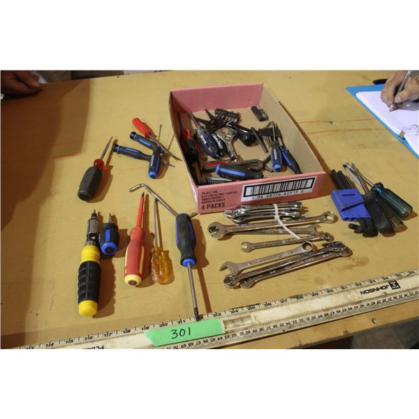 Wrenches, Screwdrivers, Allen Wrenches