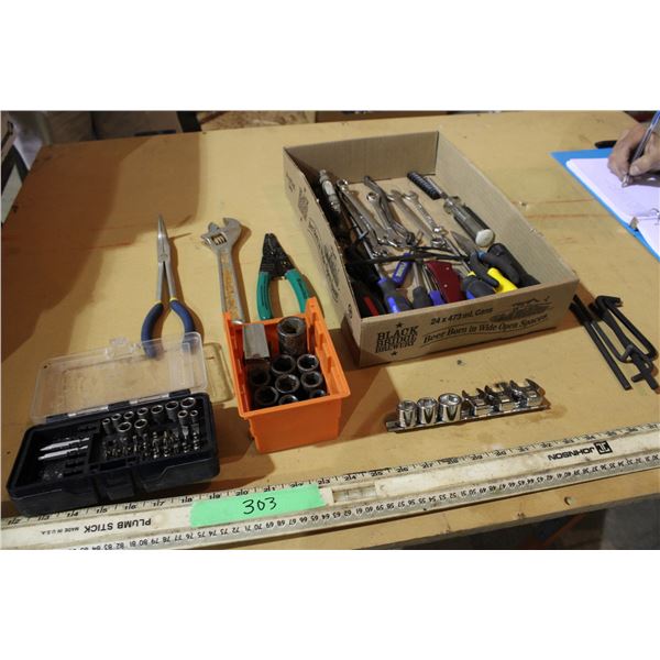 Wrenches, Screwdrivers, Sockets