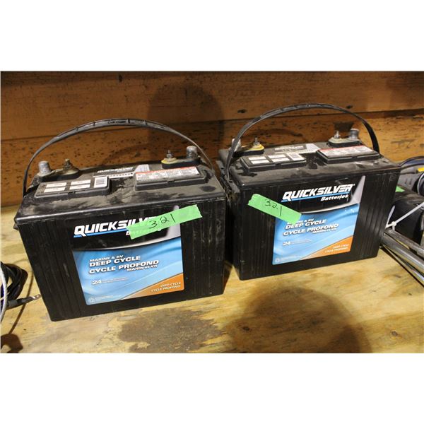 Quicksilver Deep Cycle Batteries 575-715 Cranking Amp