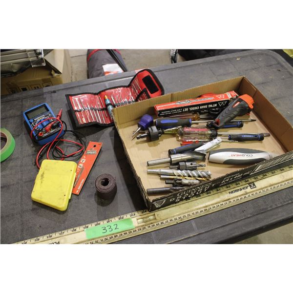 Multi Meter Drill Bits, Screwdrivers