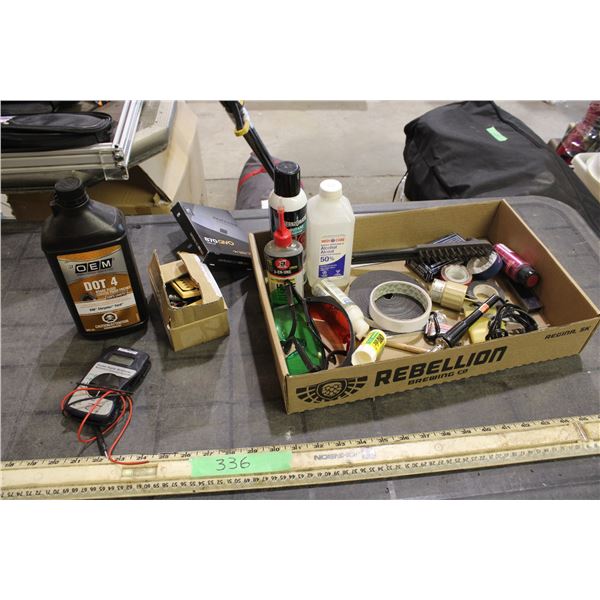 Multimeter, Brake Fluid and Misc