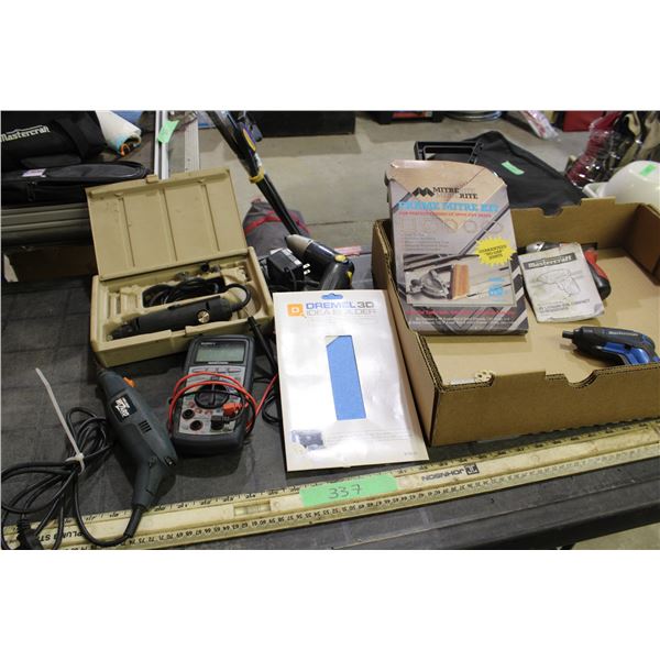 Dremel Tool Kit, Multimeter, Black and Decker Rotary Tool
