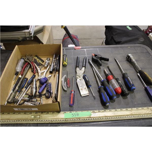 Screwdrivers, Sockets, Pliers