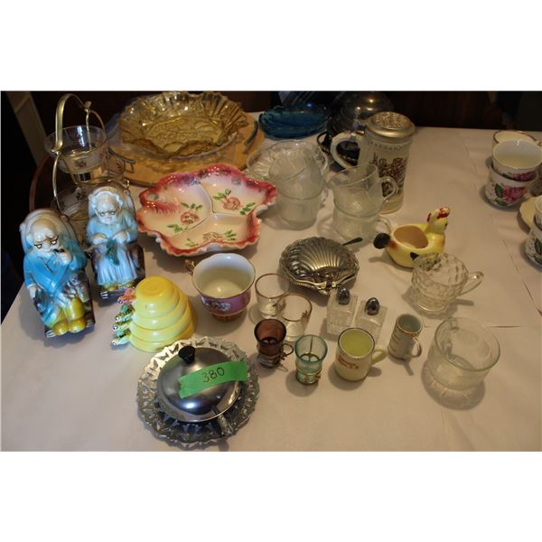 Serving Trays, Measuring Cups, Coin Banks and Misc