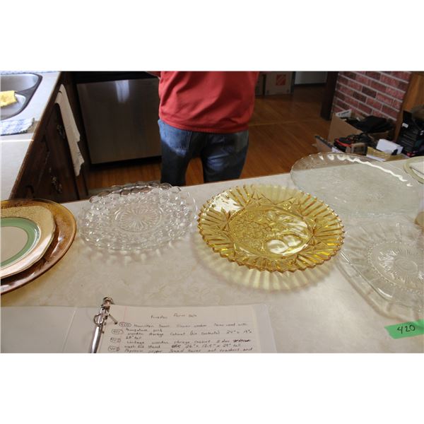 Colored Glass Plates