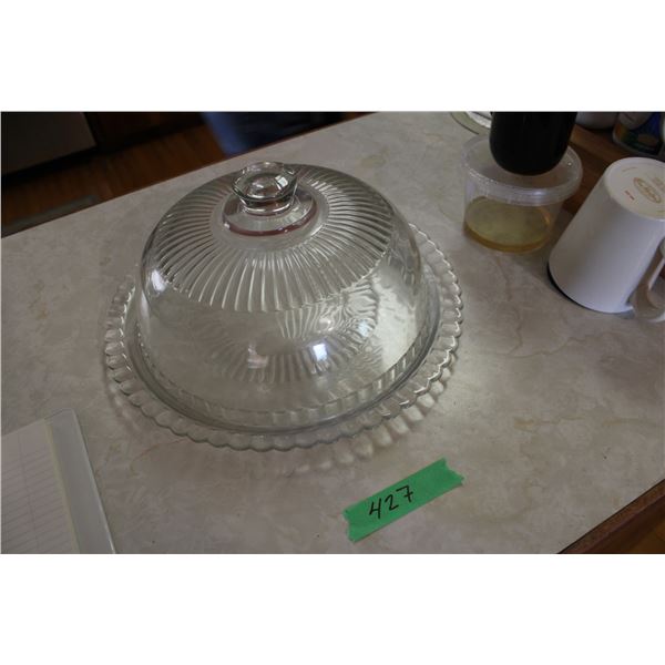Cake Saver Clear Glass