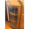 Image 2 : China Cabinet with Curved Glass Ends