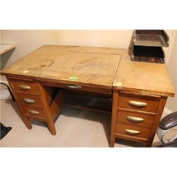 Vintage Wooden Office Desk