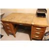 Image 1 : Vintage Wooden Office Desk