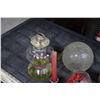 Image 4 : 2 Coal Oil Lamps and Misc