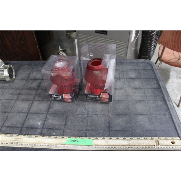 Glass Candle Holders