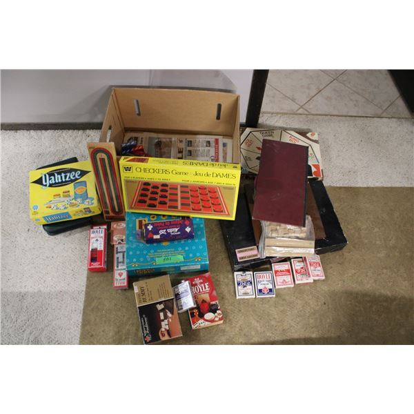 A Group of Games Yahtzee Misc