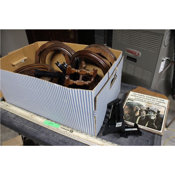 Animal Pictures and Collector Plate Frames