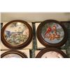 Image 2 : (4) Bird Collector Plates in Wooden Frames in Boxes