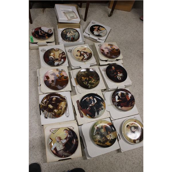 Norman Rockwell Series Collector Plates