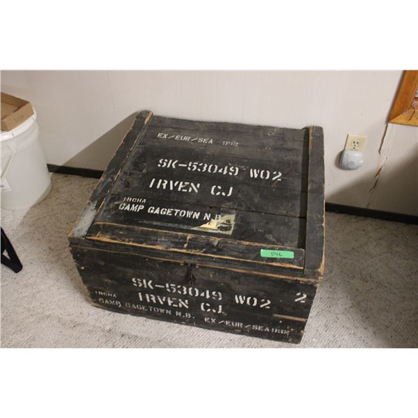 Ammo Crate with Contents 28" x 26"