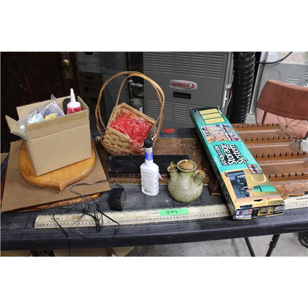 Wooden Rack Storage System and Misc