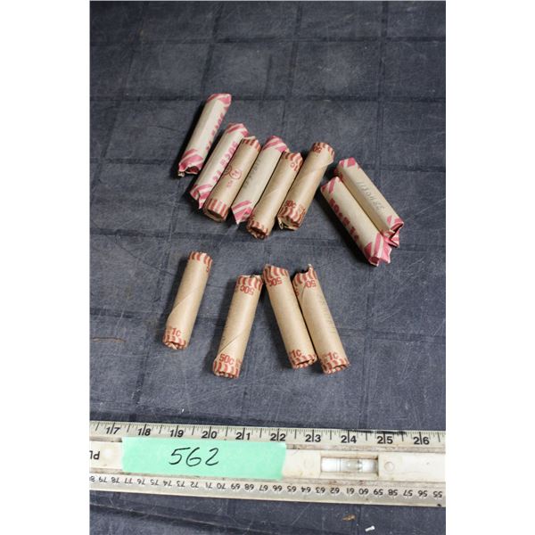 Roll of Pennies 12 Rolls of Pennies