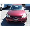 Image 2 : C5 --  2005 HONDA CIVIC DX VP  , Purple , 238567  KM's