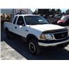 Image 3 : F4 --  2001 FORD F150 XL EXT CAB 4X4, , White , 319071  KM's