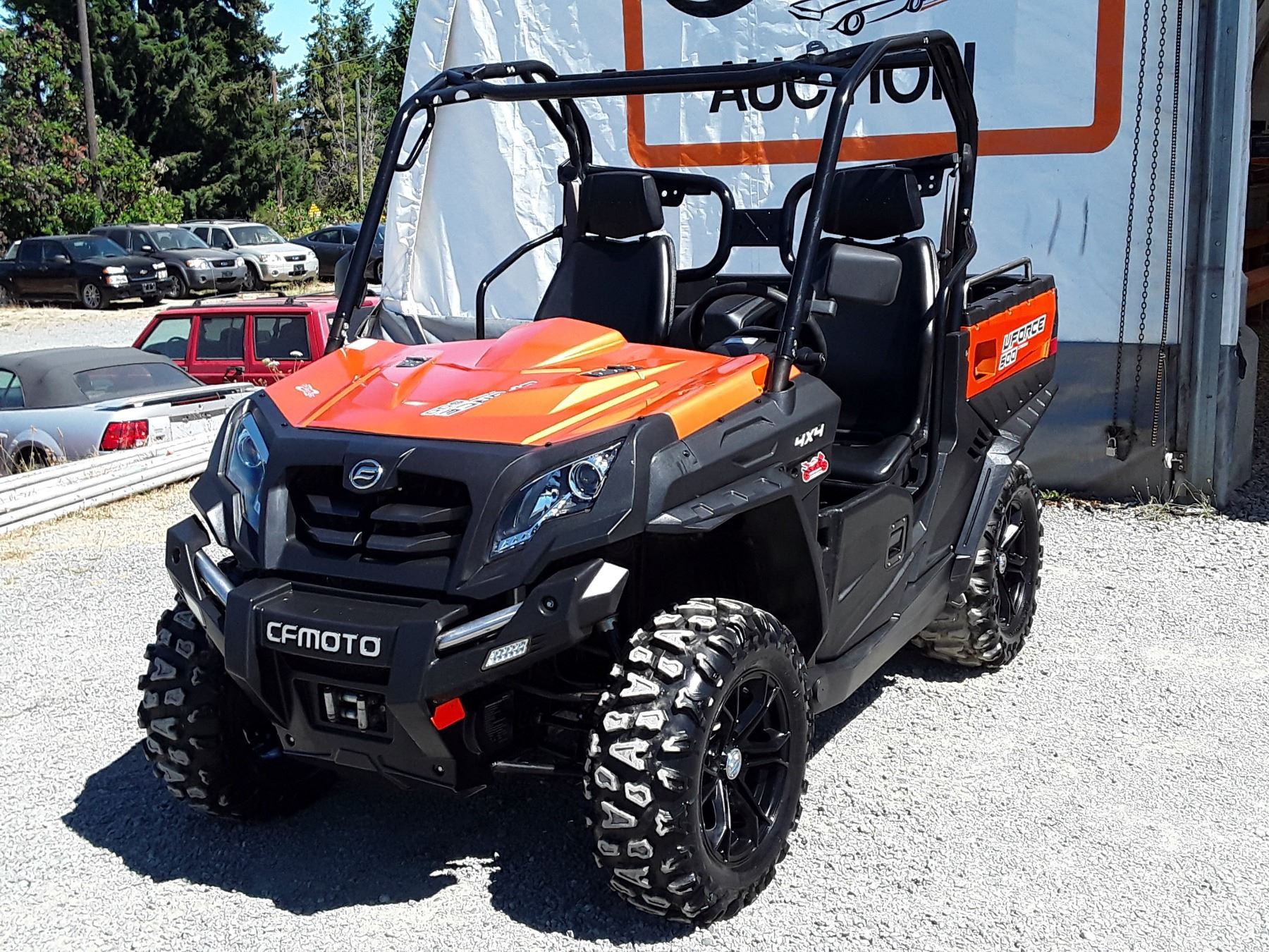 0ZNOONJ 2018 CFMOTO SIDE X SIDE UFORCE 500 ORANGE/BLACK, 1,809 KMS
