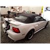 Image 12 : H6B --  2002 FORD MUSTANG CONVERTIBLE , White , 106780  KM's