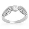 Image 1 : BRIDAL 1.08ctw CERTIFIED DIAMOND ANNIVERSARY RING GOLD