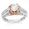 Image 1 : BRIDAL 2.01ctw CERTIFIED DIAMOND ANNIVERSARY RING GOLD