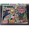 Image 4 : 806 --  Lot of 5 Vintage Marvel Comics - The Avengers Earths Mightiest Heros and Giant Size Avengers