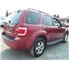 Image 5 : E3 --  2009 FORD ESCAPE XLT SUV AWD , Red , 290760  KM's