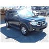 Image 3 : F3 --  2008 FORD ESCAPE XLT AWD , Black , 240636  KM's