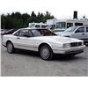 Image 3 : A4 --  1988 CADILLAC ALLANTE CONVERTIBLE , White , 176397  KM's