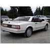 Image 5 : A4 --  1988 CADILLAC ALLANTE CONVERTIBLE , White , 176397  KM's