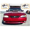 Image 2 : A3 --  1999 FORD MUSTANG CONVERITBLE , Red , 219188  KM's "NO RESERVE"