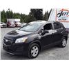Image 1 : E1 --  2015 CHEVROLET TRAX 1LT AWD , Black , 212811  KM's
