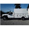Image 12 : 0ZNOONC --  2008 FORD F450 TWIN TURBO DIESEL SUPER DUTY 4X4 UTILITY TRUCK , White , 173220  KM's
