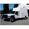 Image 1 : 0ZNOONC --  2008 FORD F450 TWIN TURBO DIESEL SUPER DUTY 4X4 UTILITY TRUCK , White , 173220  KM's