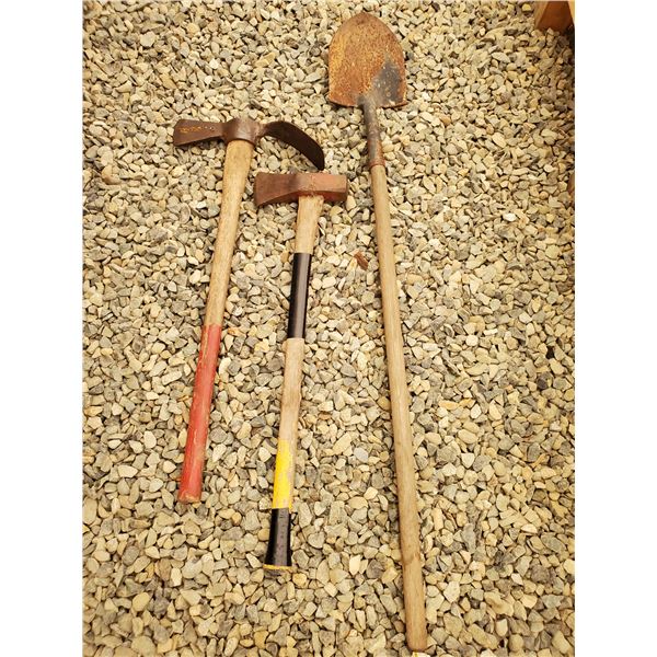 857 --  Shovel, Axe Maul & pick Axe