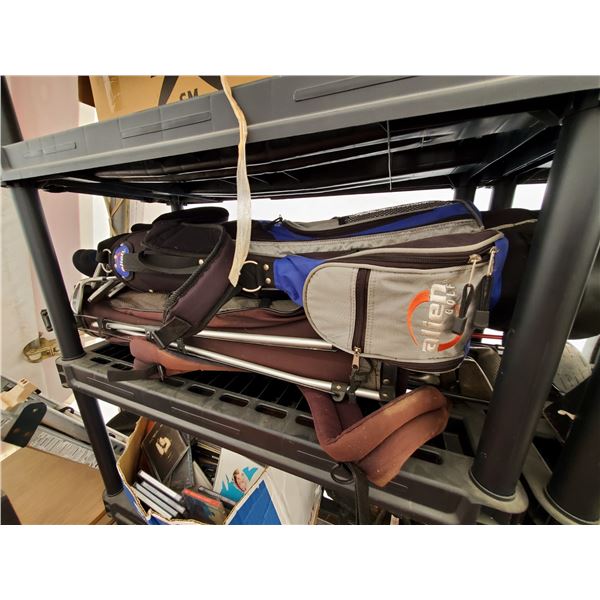 875 --  2 Golfs bag with set of golf clubs TNT & Alien