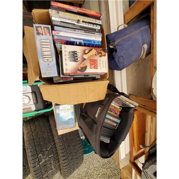 880 --  Lot of DVD's & Cassettes