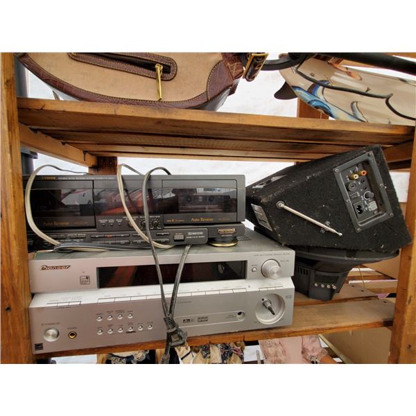 882 --  Pioneer Receiver , Tape Deck, Subwoofer & More