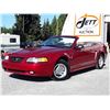 Image 1 : A3 --  1999 FORD MUSTANG CONVERITBLE , Red , 219188  KM's "NO RESERVE"